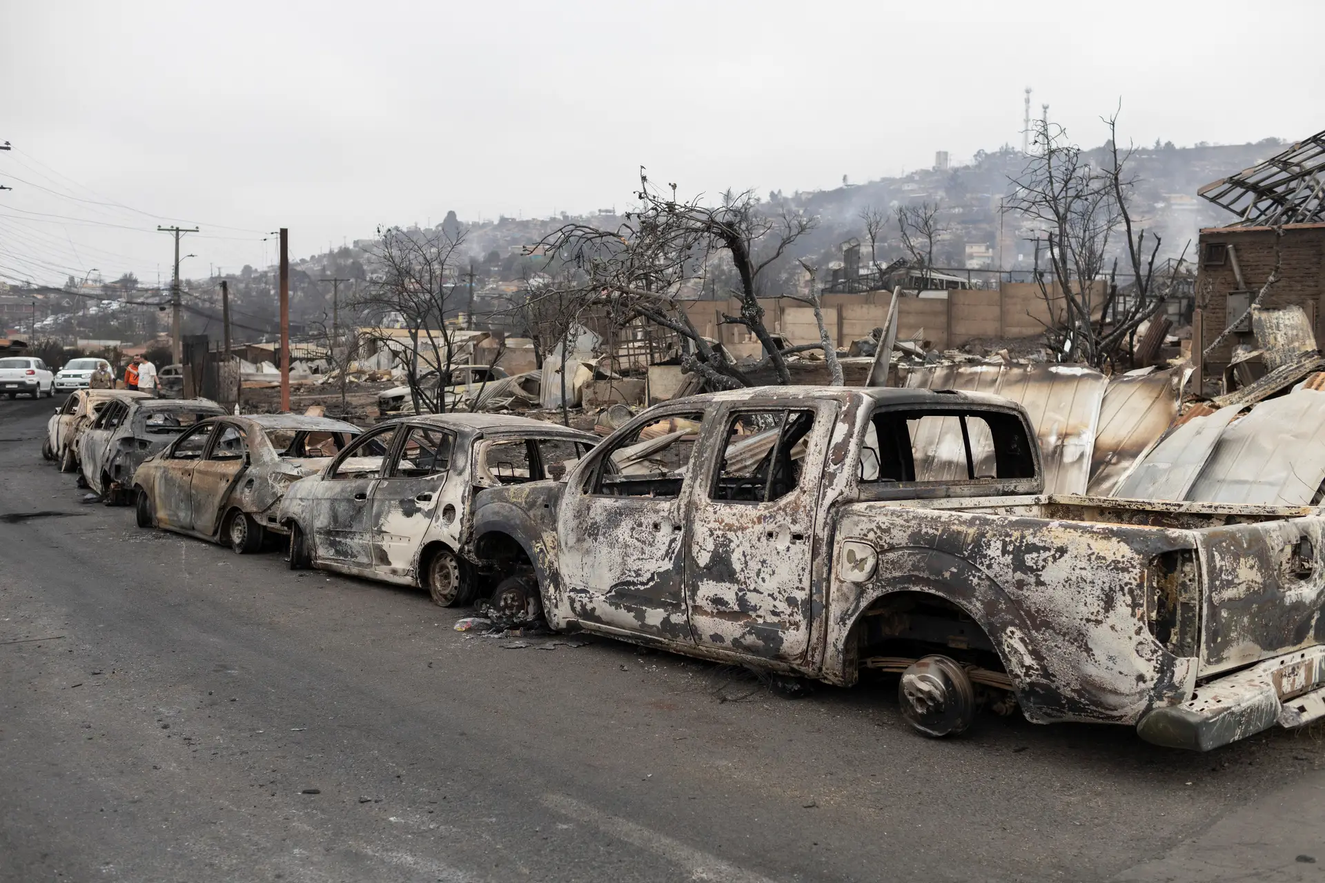 Pelo menos 112 pessoas morreram nos incêndios do Chile