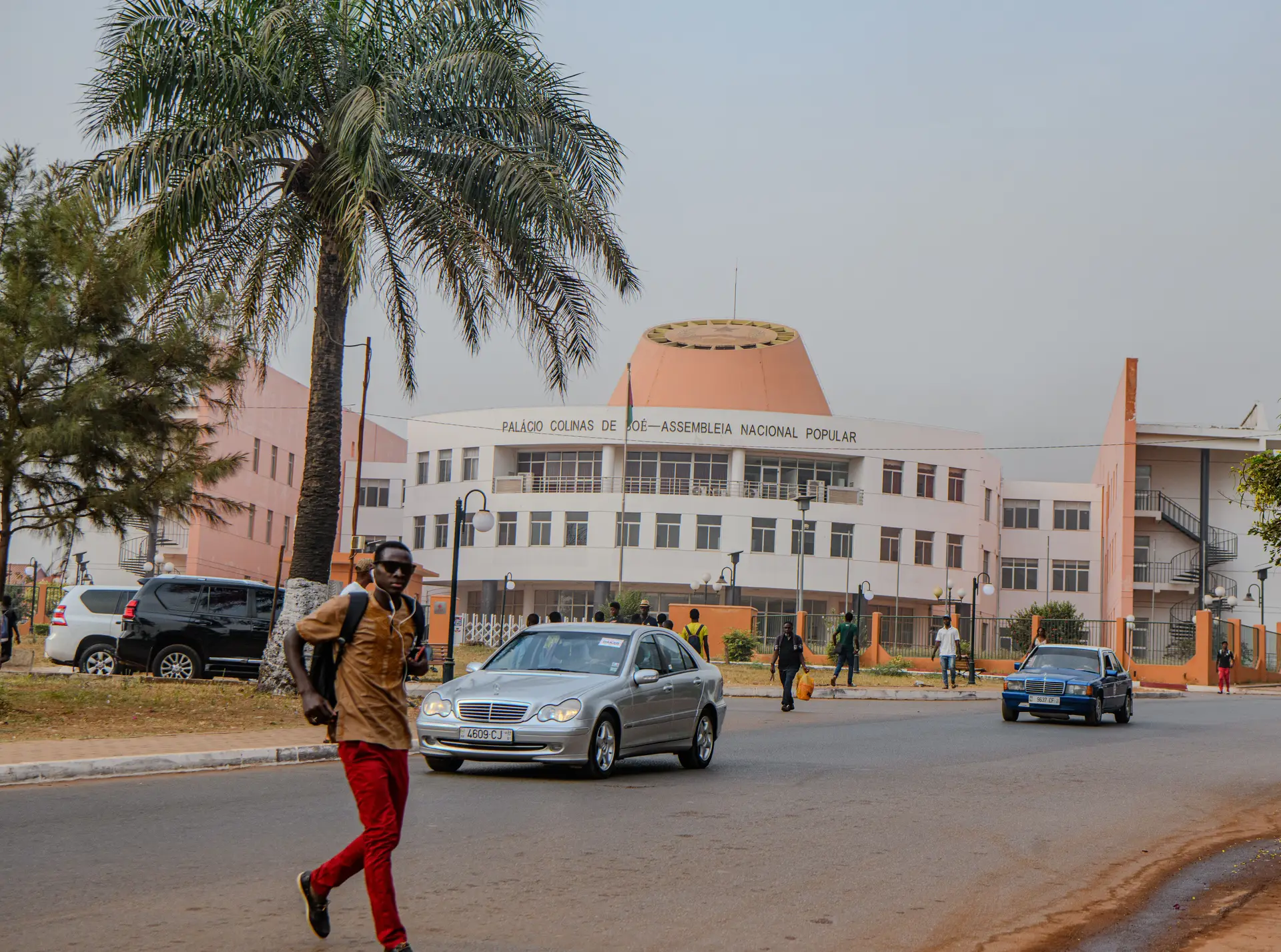 Assembleia Nacional Popular da Guiné-Bissau, a sede do parlamento guineense, em Bissau.