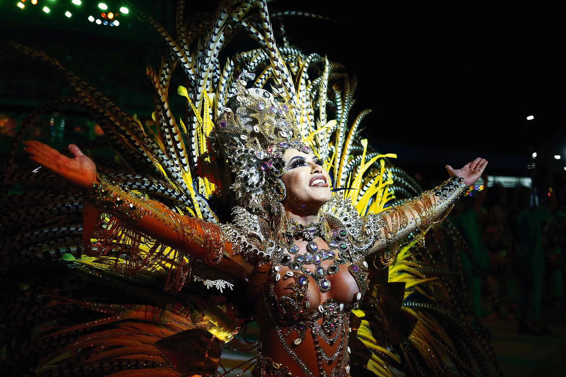 O Carnaval do Rio de Janeiro é um dos mais exuberantes do Brasil