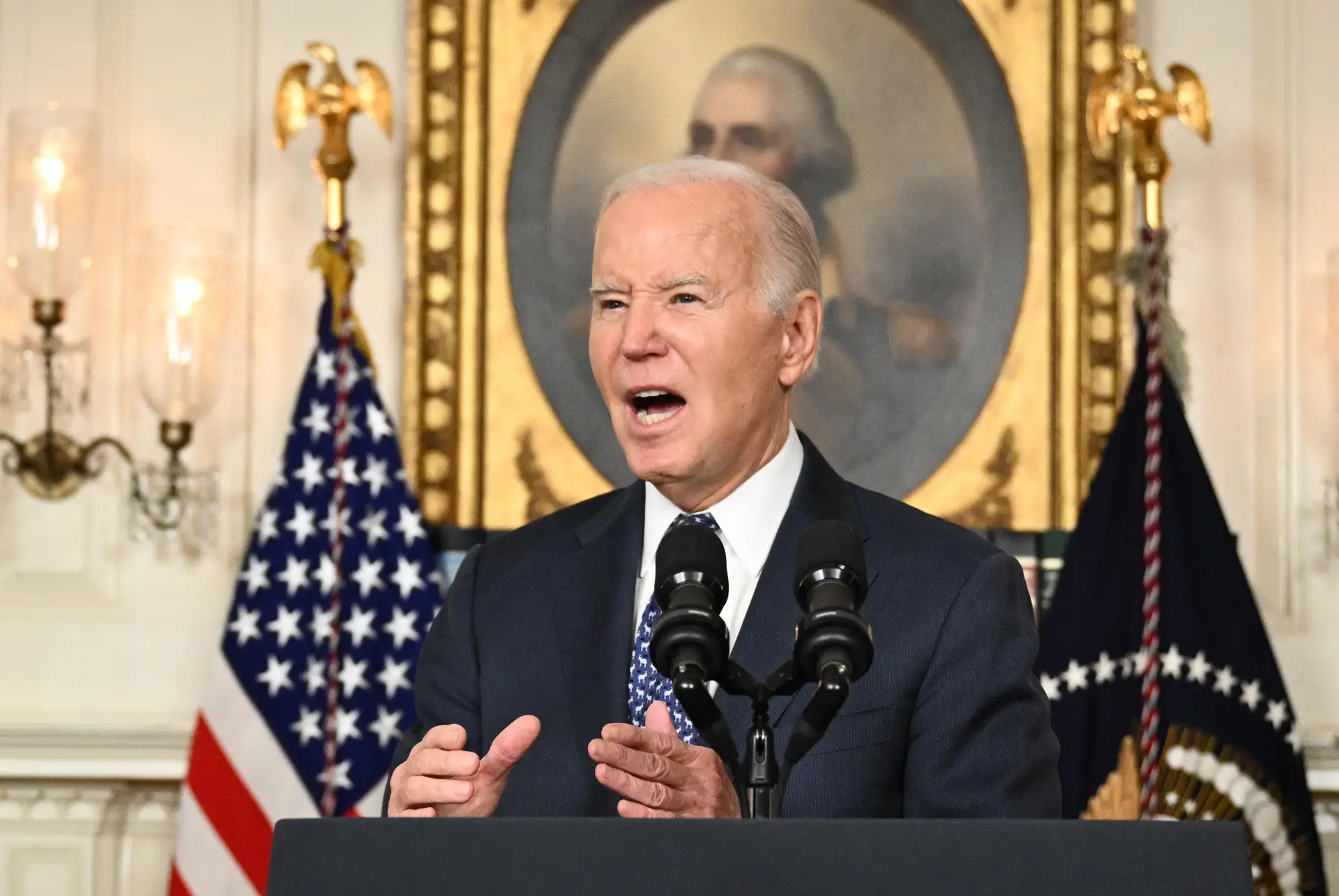 Joe Biden refutou, em conferência de imprensa, as acusações de falhas de memória 