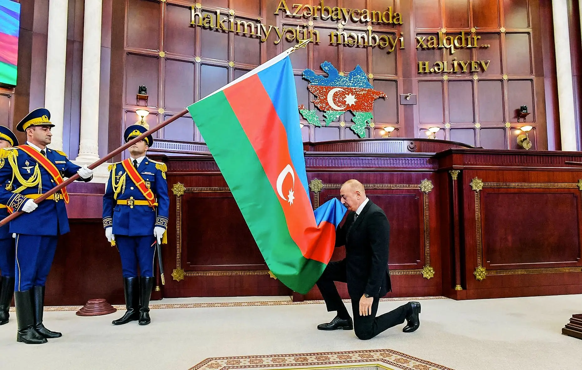 Tomada de posse de Ilham Aliyev para novo mandato presidencial, no passado dia 14 de fevereiro