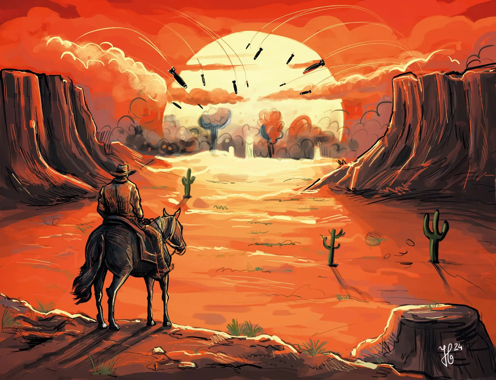 Não há saída para a guerra, portanto continue-se