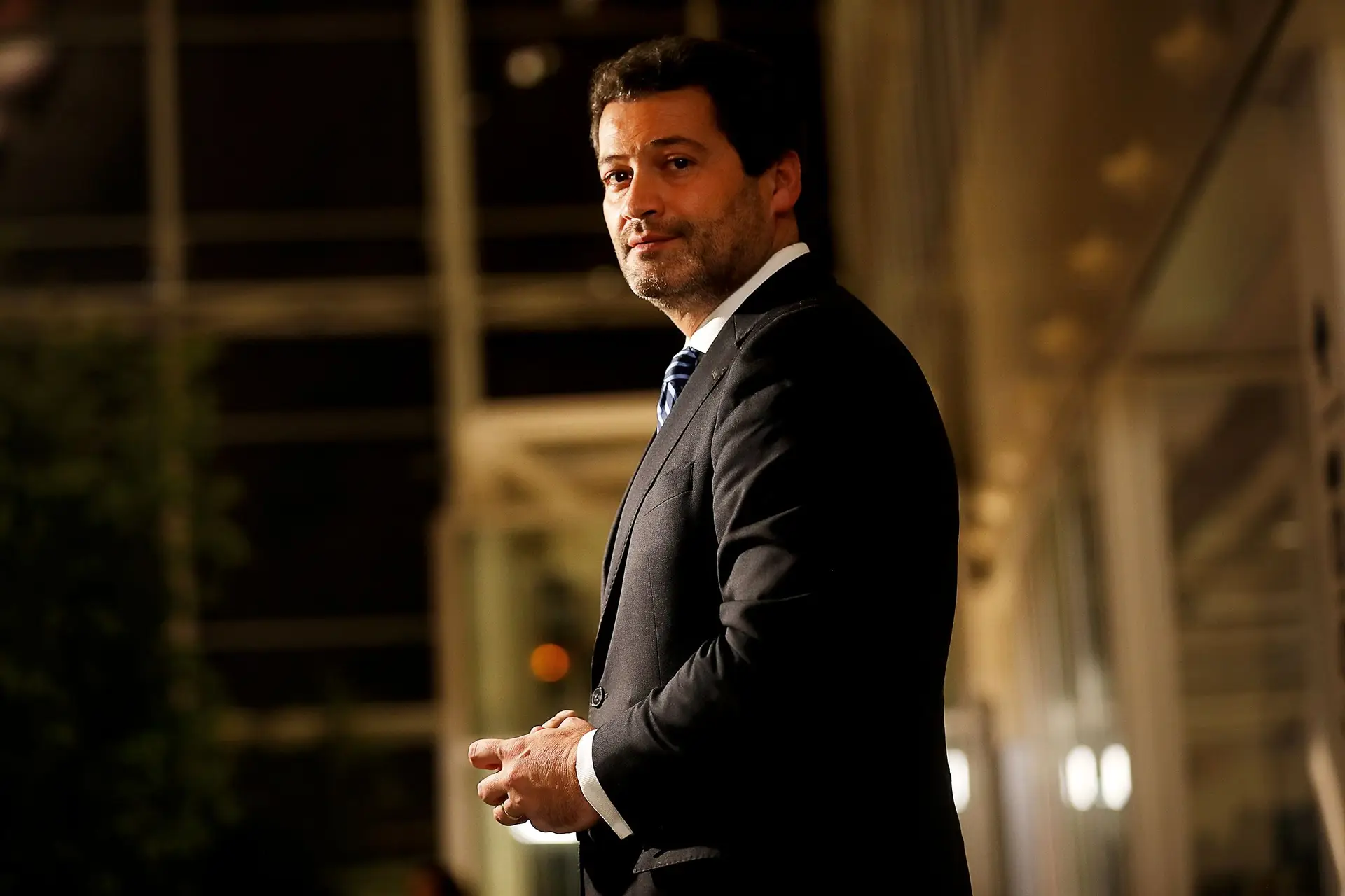 André Ventura fotografado nas instalações do Expresso