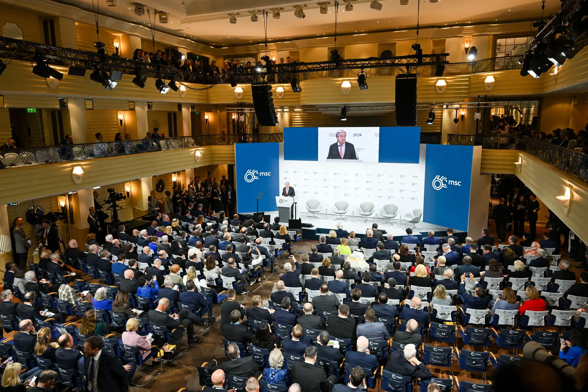António Guterres abre 60.ª Conferência de Segurança de Munique
