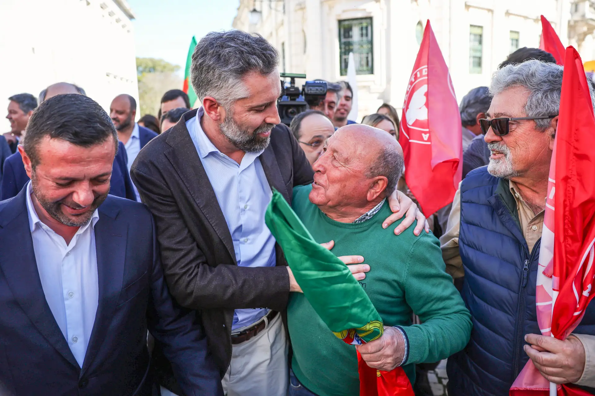 Pedro Nuno Santos em Beja com Nelson Brito