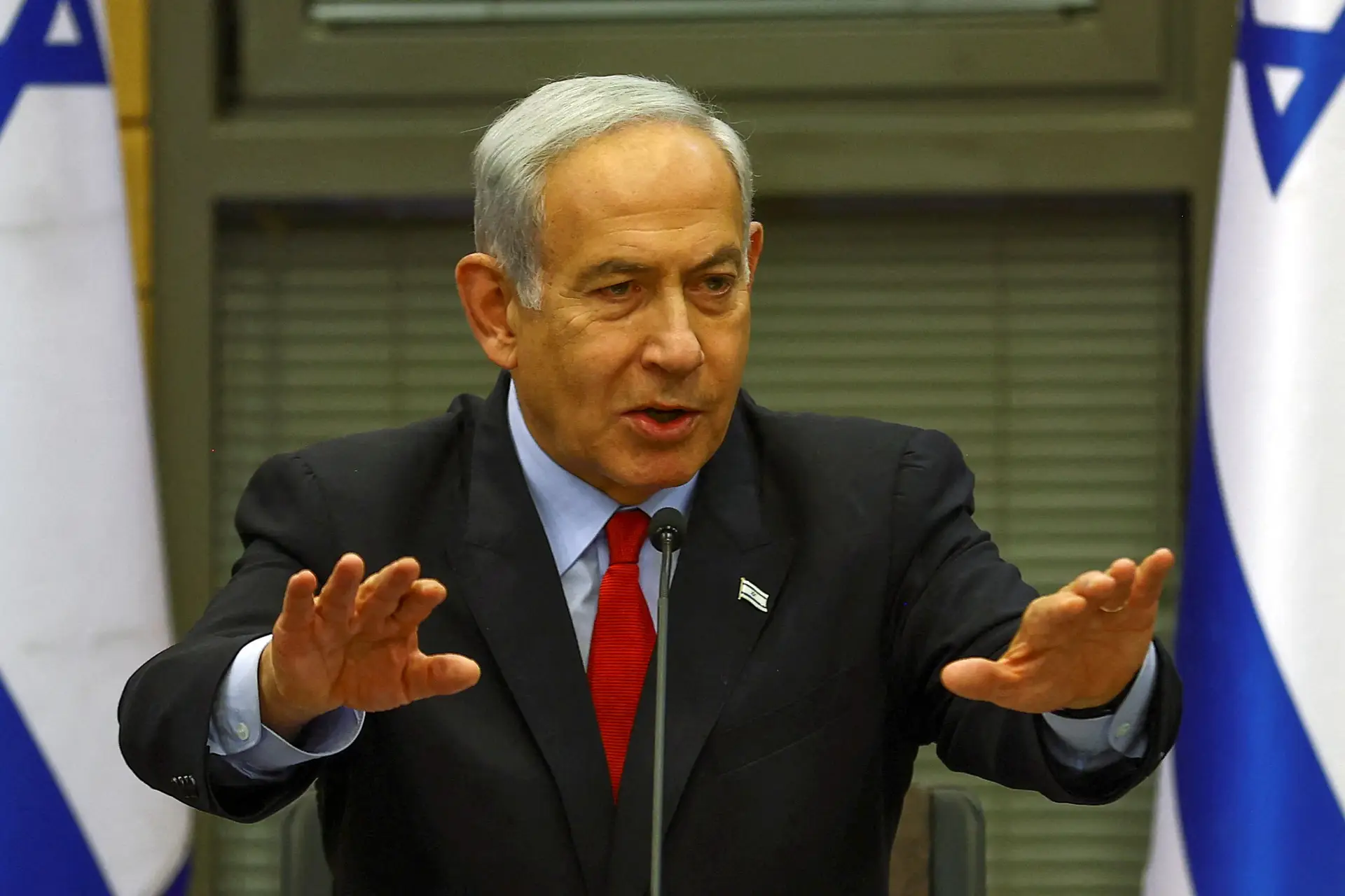 Primeiro-ministro israelita, Benjamin Netanyahu