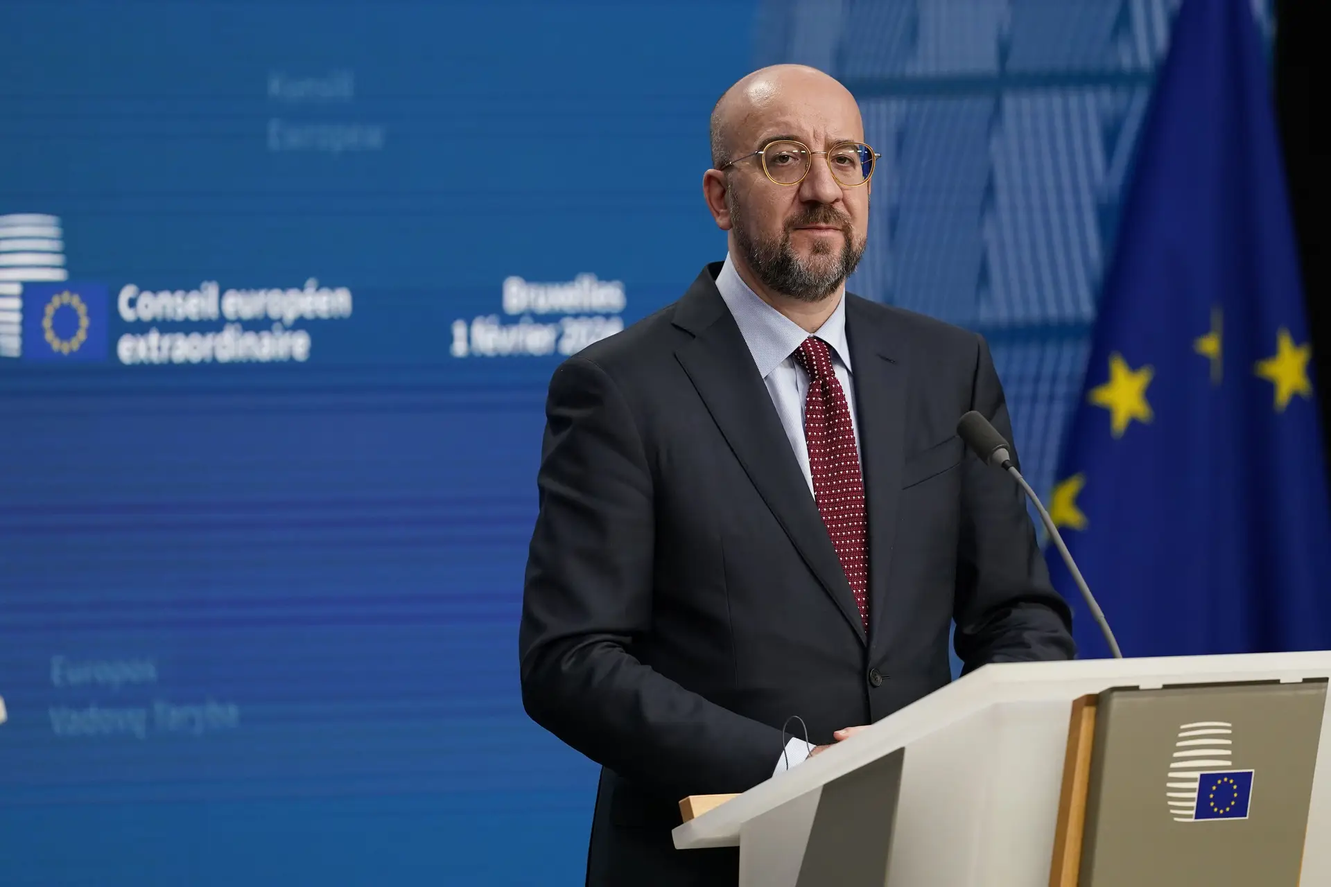 Charles Michel, presidente do Conselho Europeu