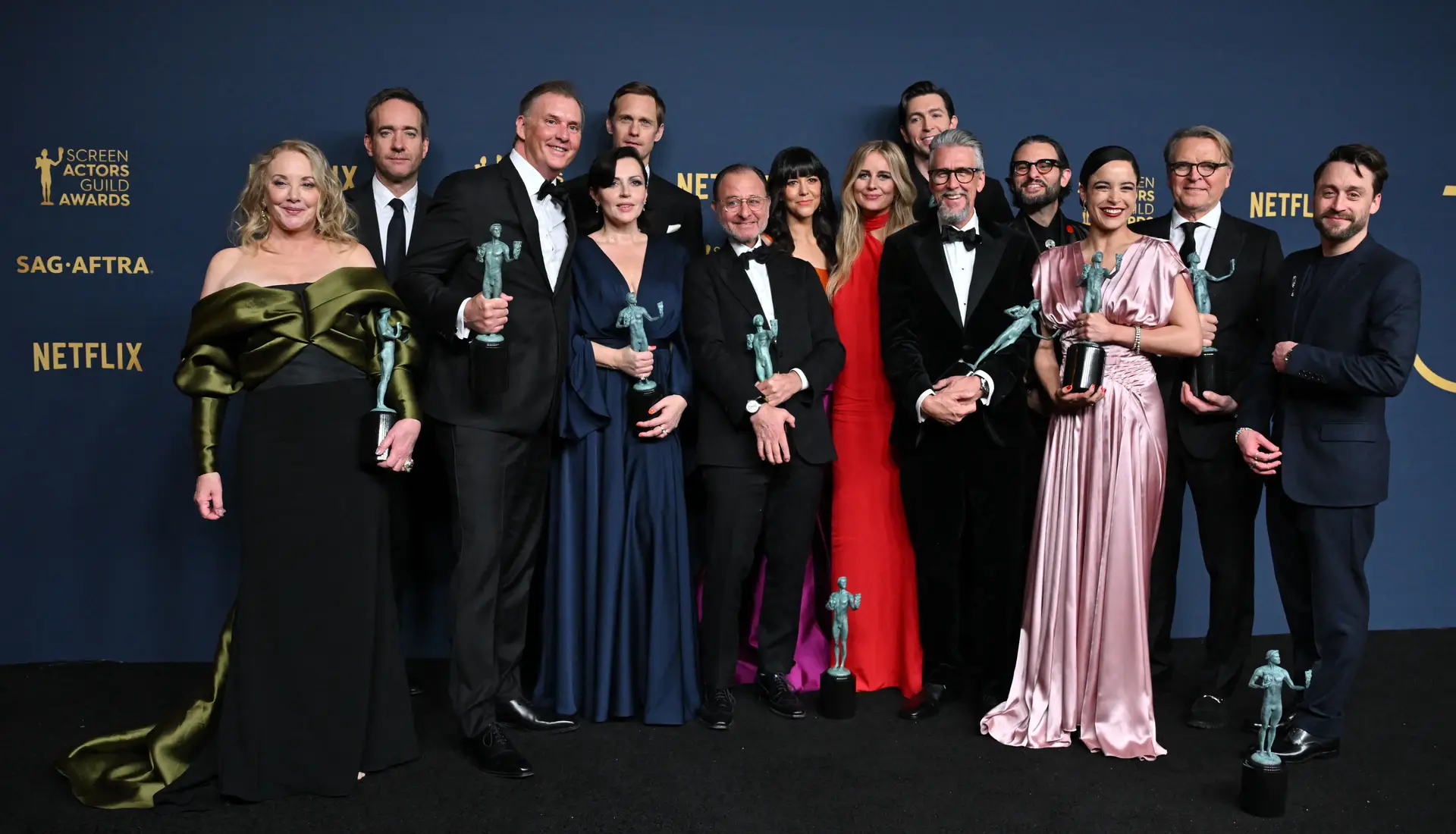 "Succession", "A Rixa" e "The Bear" conquistam quase tudo em TV nos SAG Awards