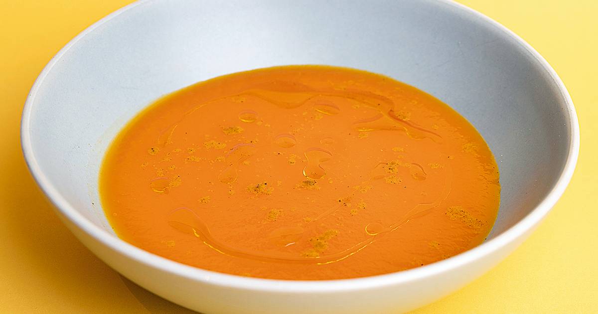 Creme de cenoura, laranja e gengibre: uma hora para chegar à sopa perfeita