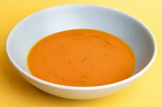 Creme de cenoura, laranja e gengibre: uma hora para chegar à sopa perfeita