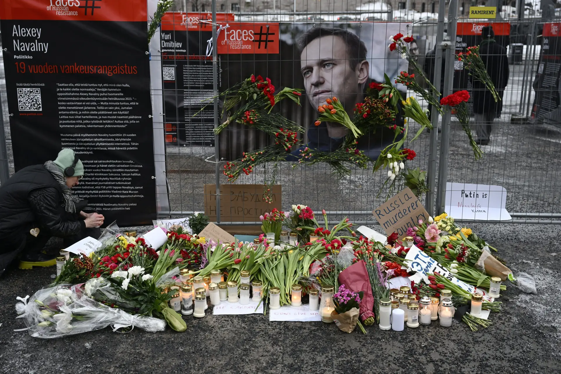 Memorial de homenagem a Alexei Navalny