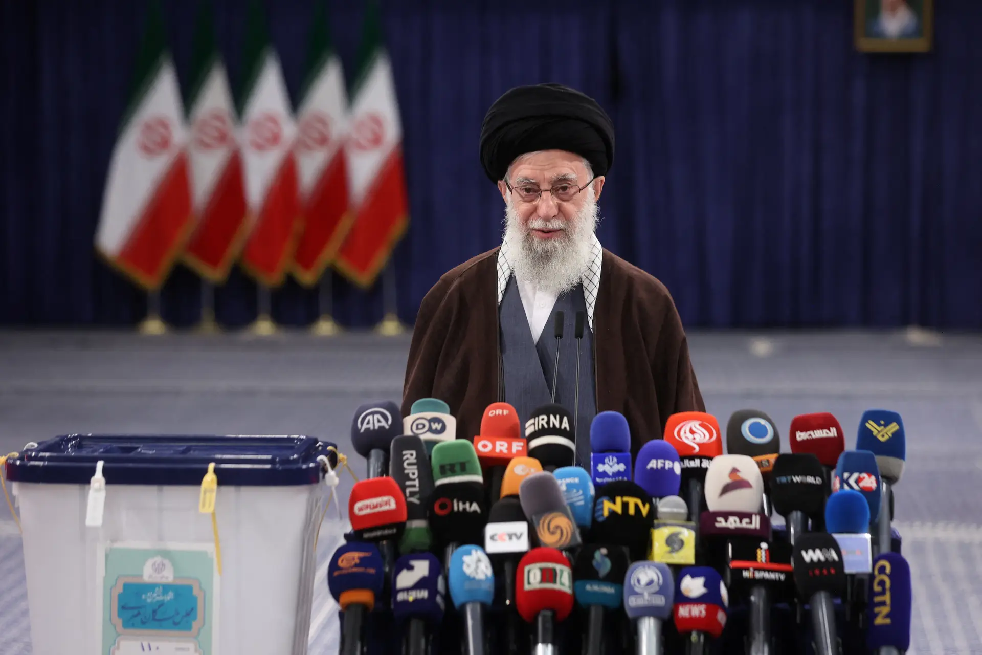 Líder supremo do Irão, Ali Khamenei