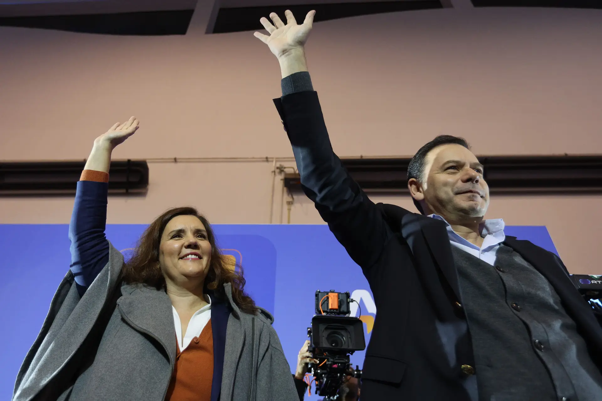 Assunção Cristas e Luís Montenegro