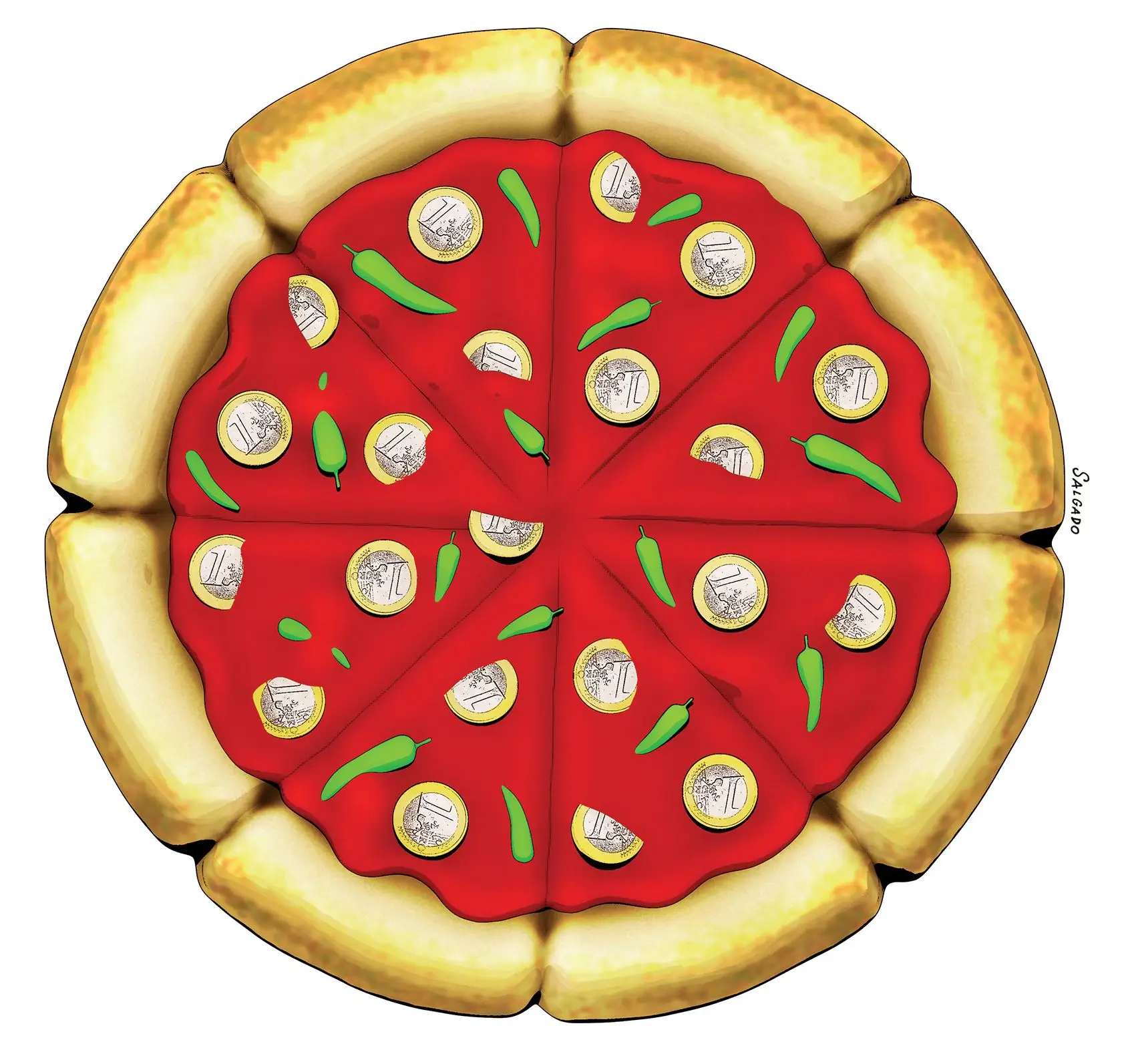 Quanto gastamos em pizzas e quiches? Análise ao mercado das fatias