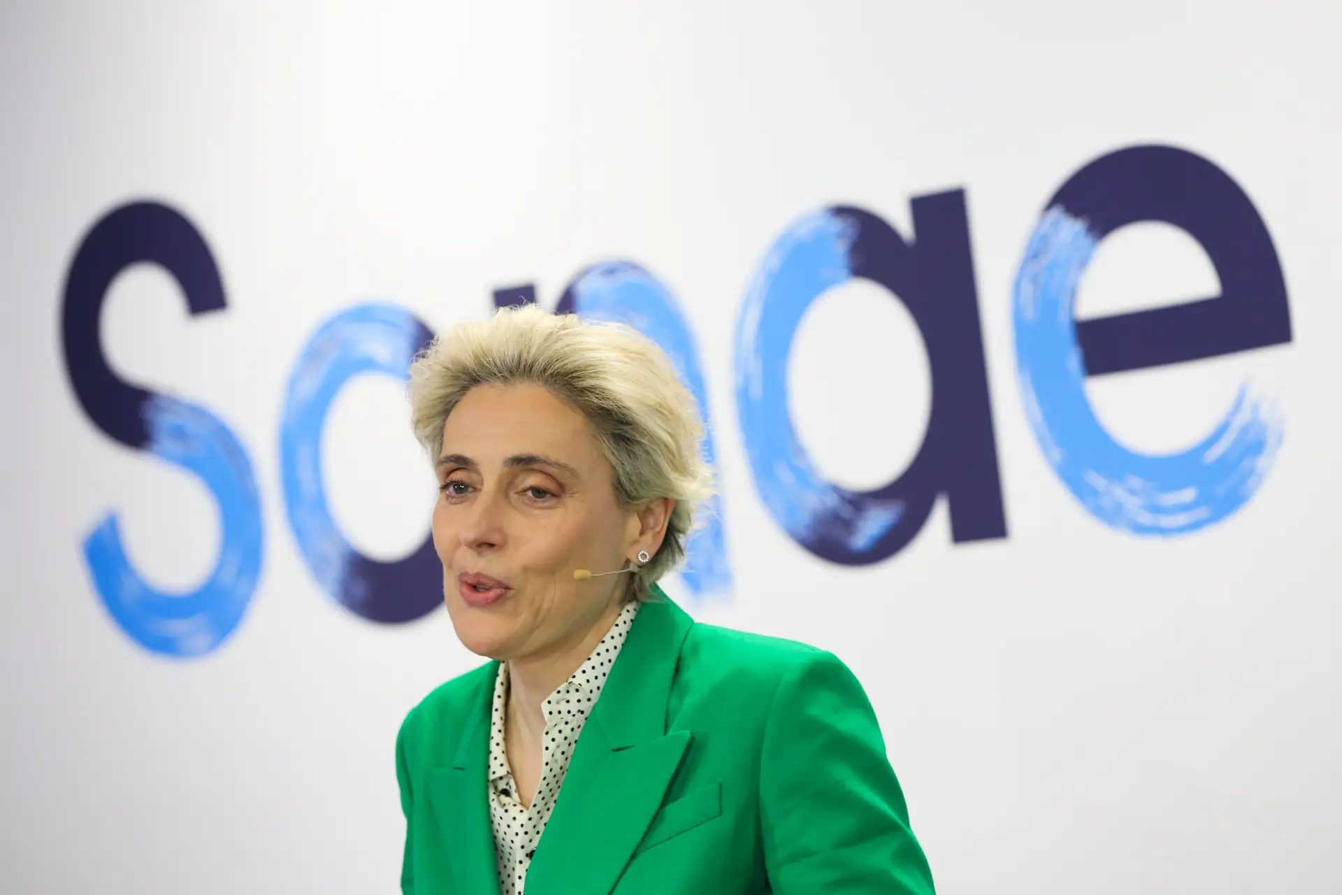 Cláudia Azevedo, na apresentação de contas da Sonae de 2023