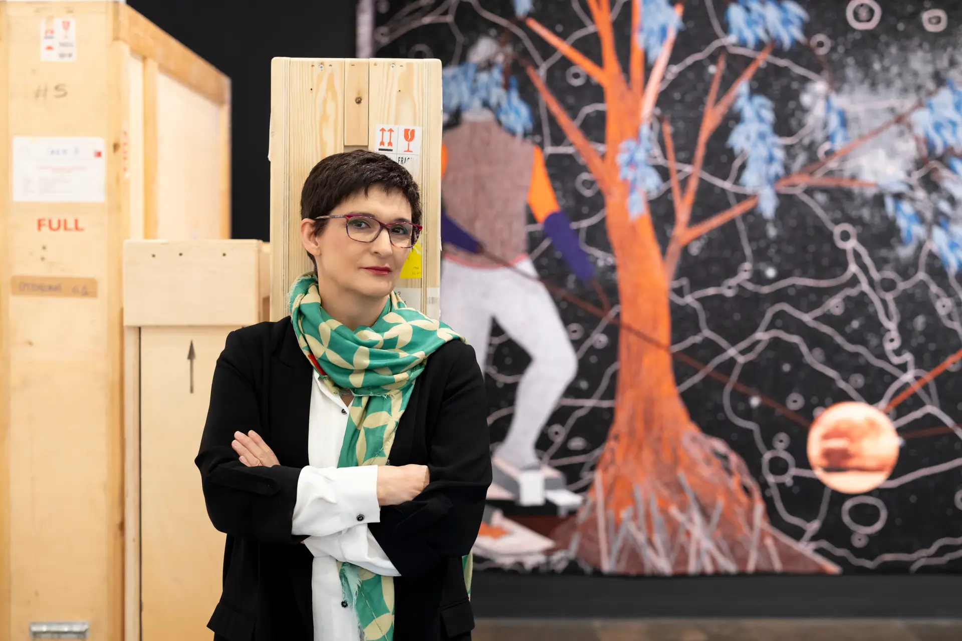 Nuria Enguita, diretora artística do MAC/CCB