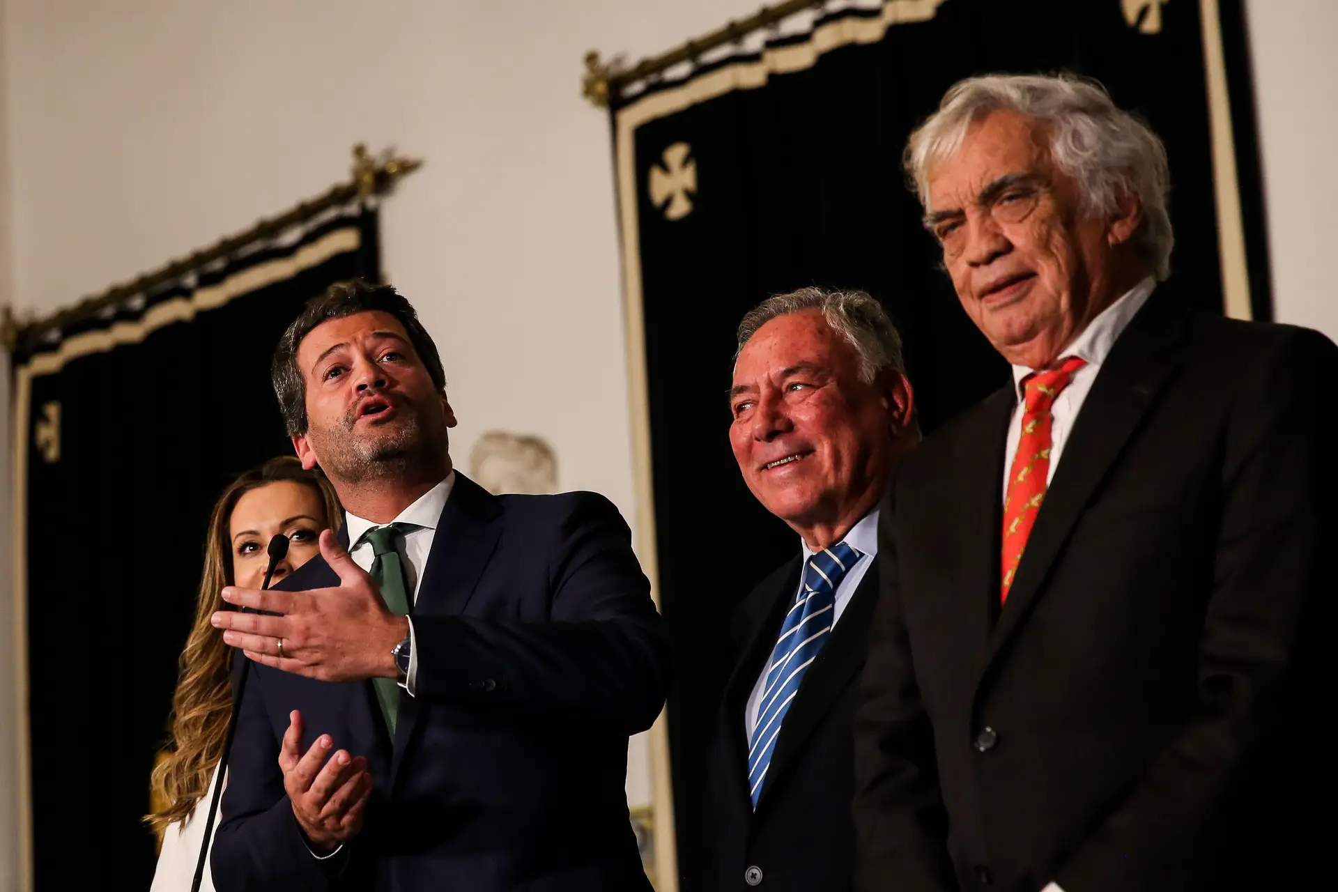 Marcelo Rebelo de Sousa recebe em audiência o líder do partido chega André Ventura, após as eleições legislativas.