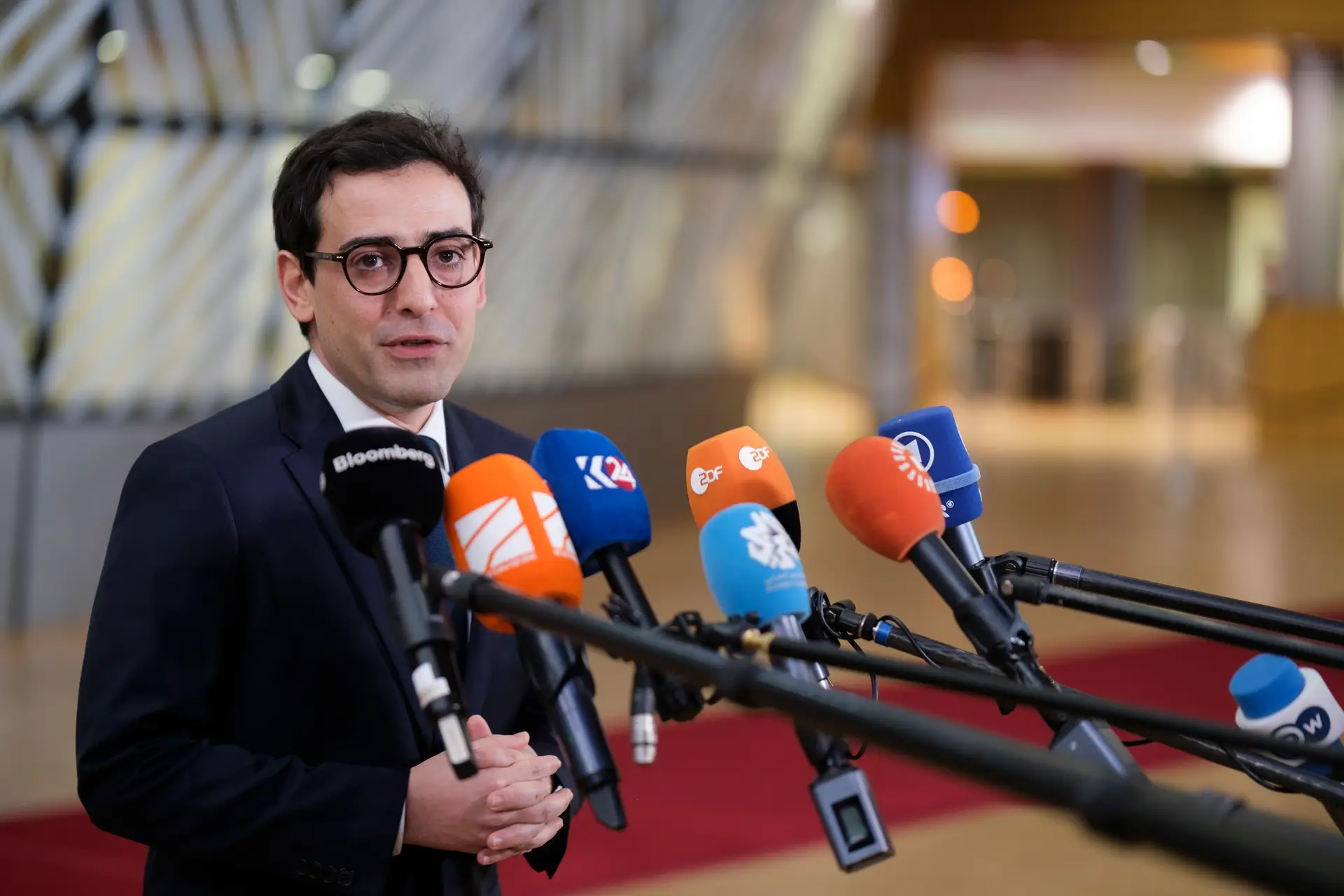 Stéphane Séjourné, ministro cessante dos Negócios Estrangeiros de França