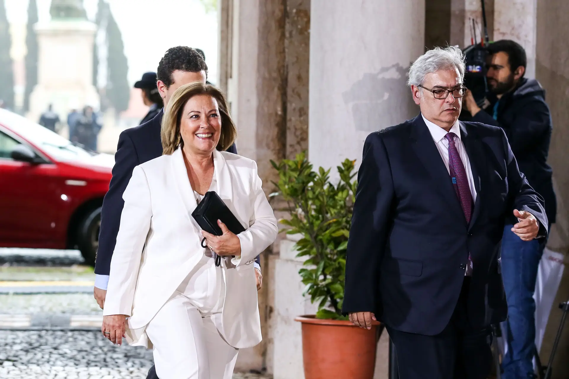 Tomada de posse do 24 governo. Margarida Blasco