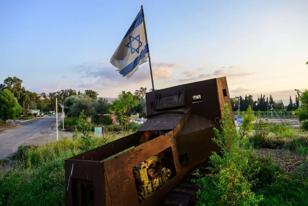 O ‘kibbutz’ Dan, próximo à fronteira com o Líbano, foi uma das comunidades evacuadas após 7 de outubro