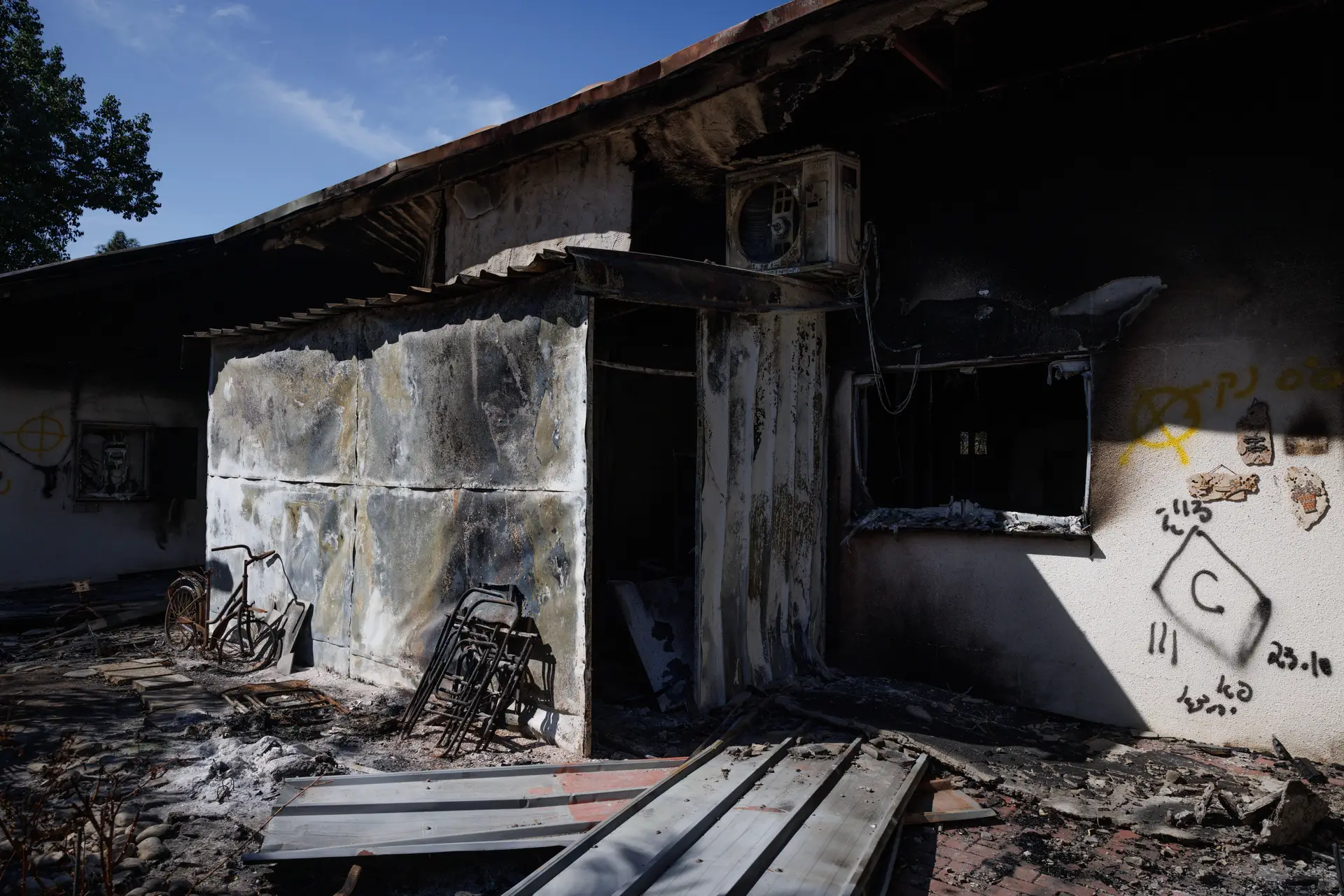 Kibbutz Nir Oz, atacado pelo Hamas a 7 de outubro