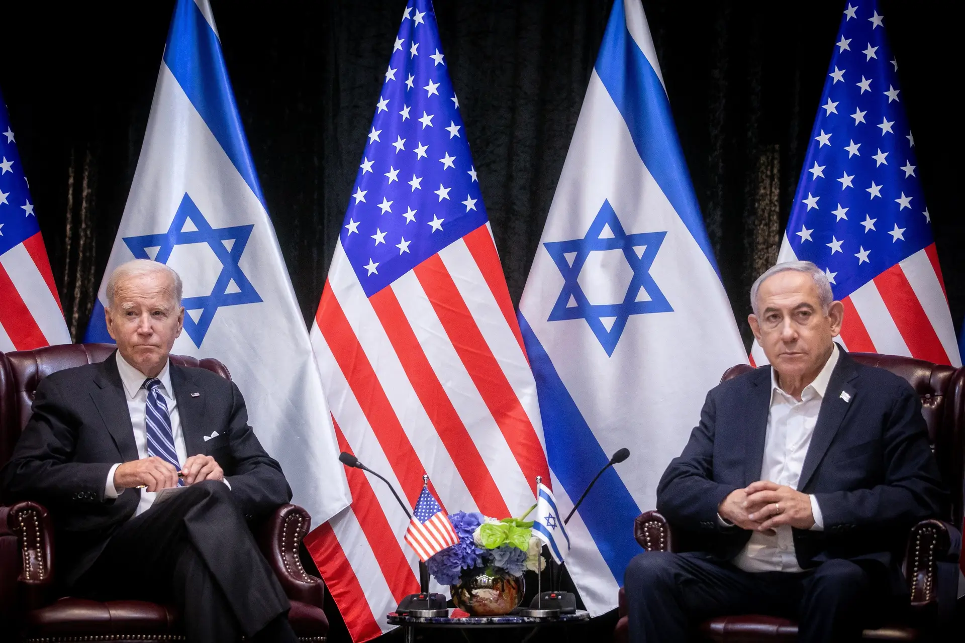 Joe Biden e Benjamin Netanyahu