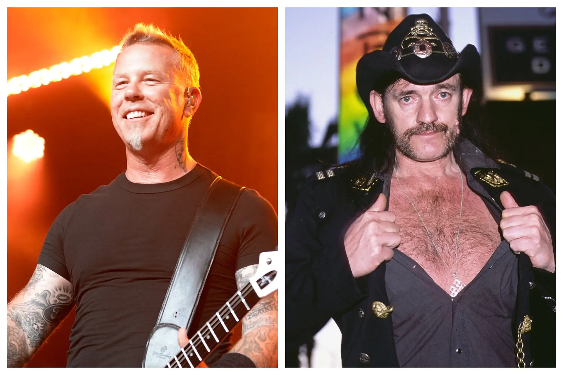 James Hetfield (Metallica), Lemmy Kilmister (Motörhead)