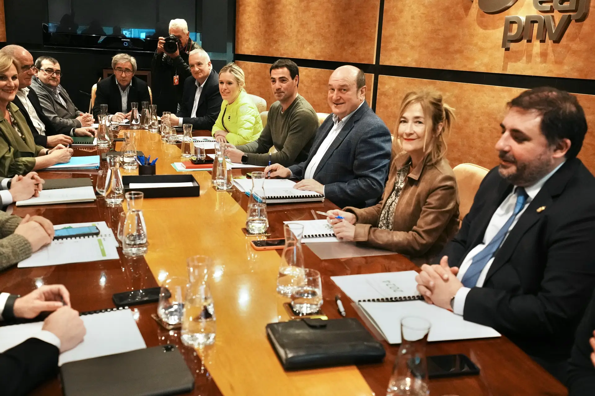 Partido Nacionalista Basco (PNV) após a vitória nas eleições bascas