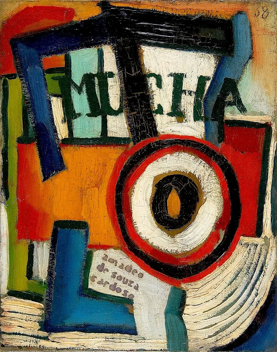 Amadeo Souza-Cardoso no Pompidou ao lado de Robert e Sonia Delaunay