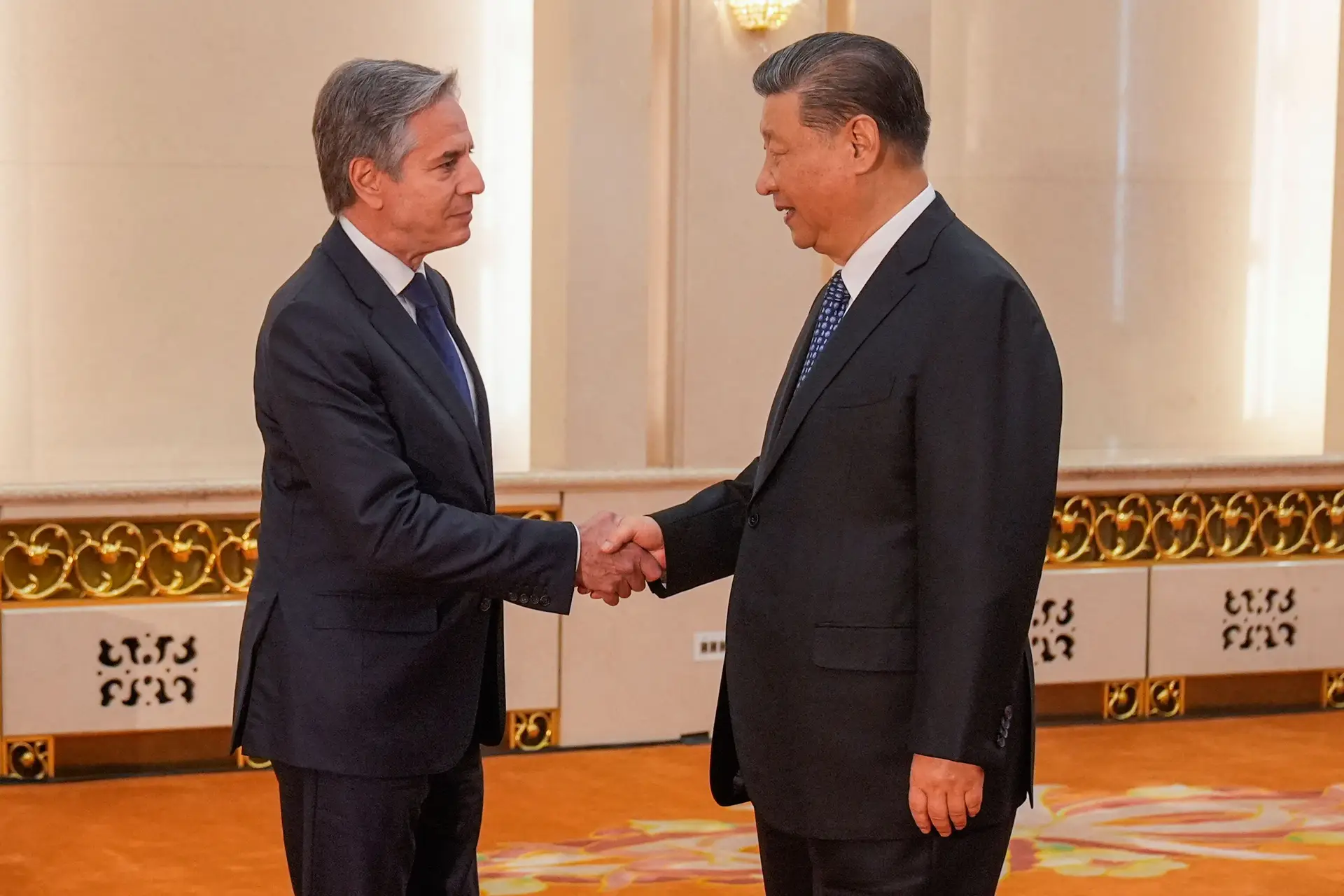 Antony Blinken e Xi Jinping