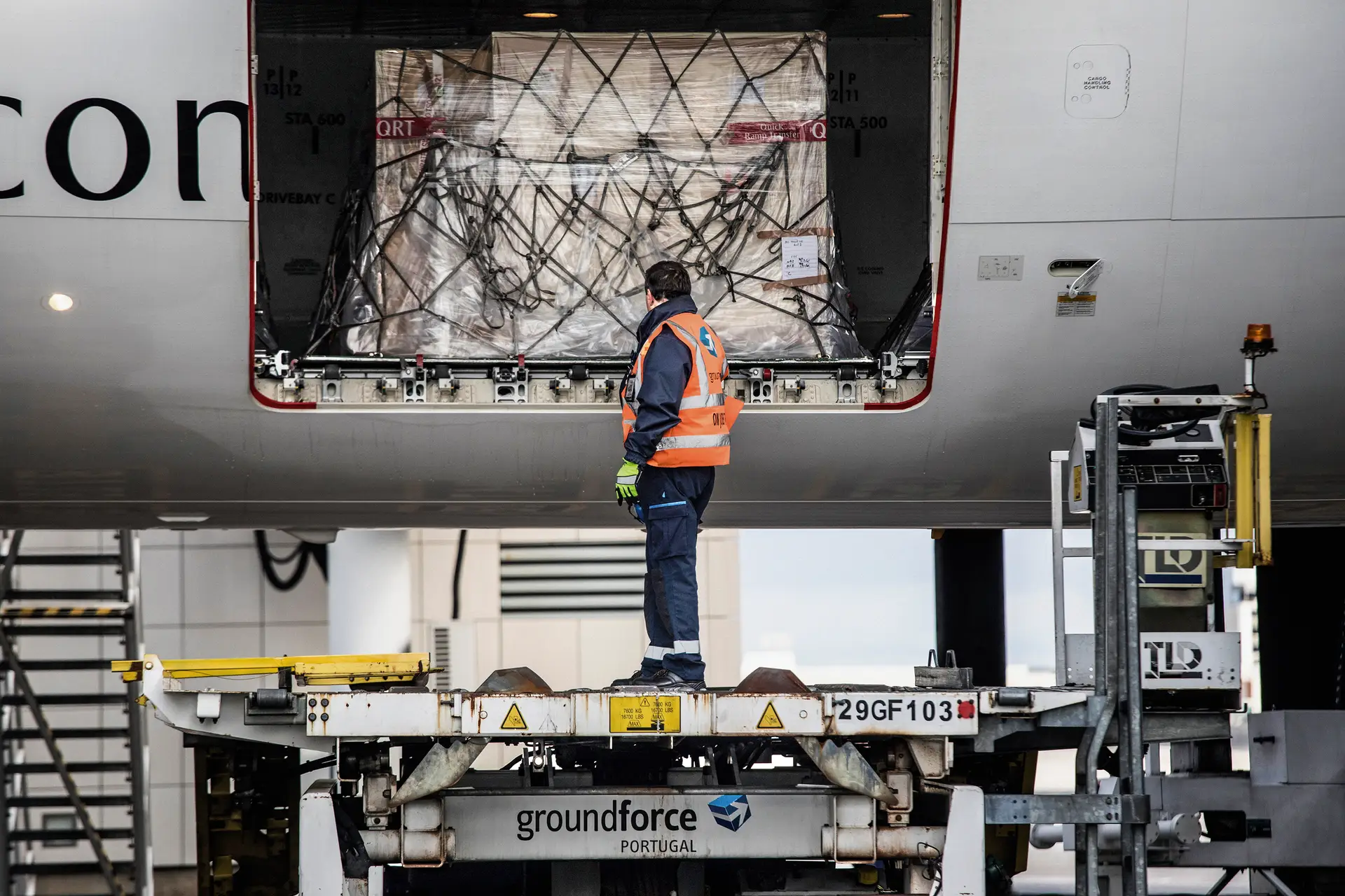 Menzies, empresa de handling, antiga Groundforce