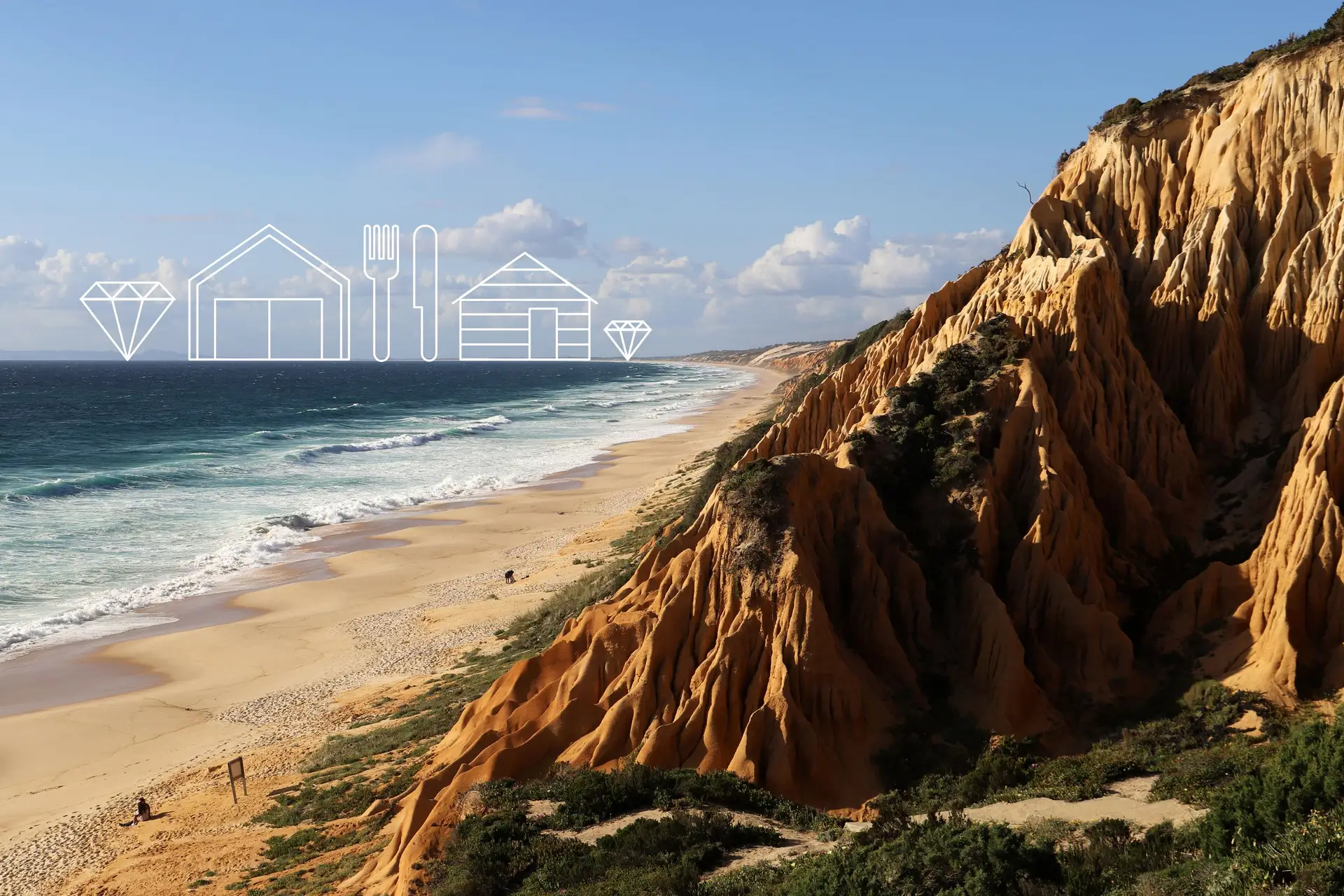 Praia da Galé-Fontainhas