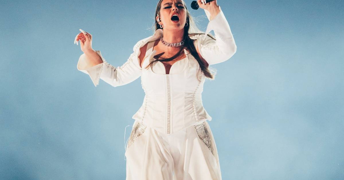 Festival da Eurovisão: a atuação de Iolanda com ‘Grito’ na primeira semifinal de Malmö