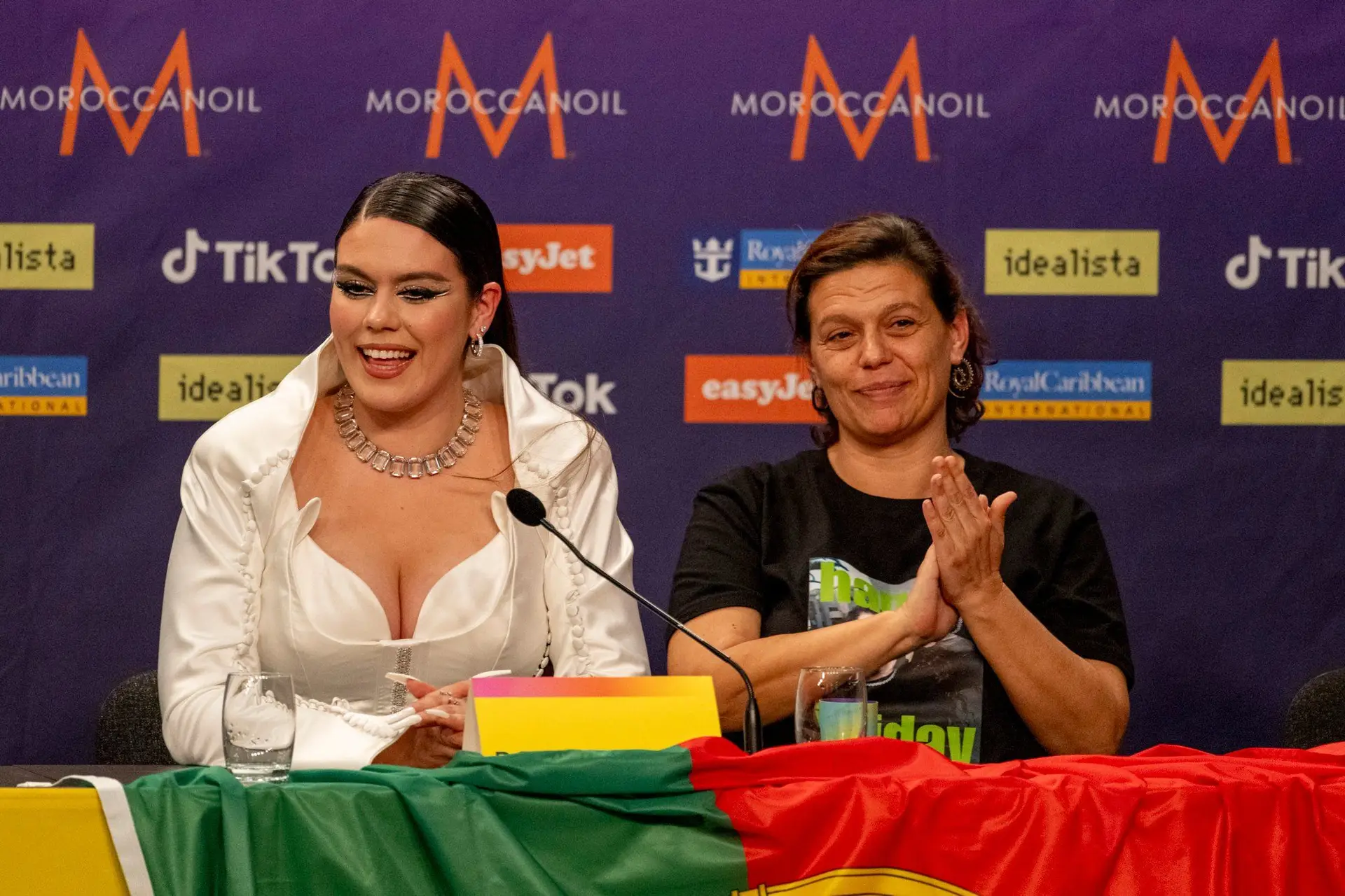 Iolanda explica a jornalistas estrangeiros porque canta em português na Eurovisão: “Nenhuma língua é uma barreira”