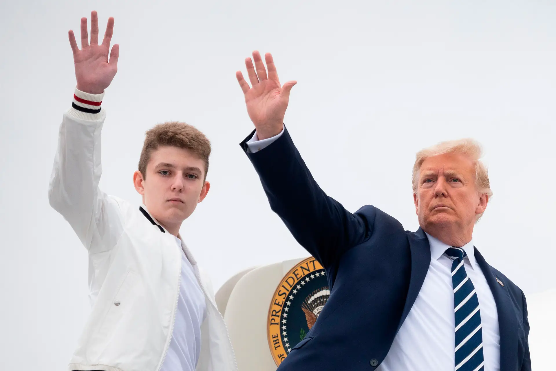 Barron Trump, filho mais novo de Donald Trump, em 2020