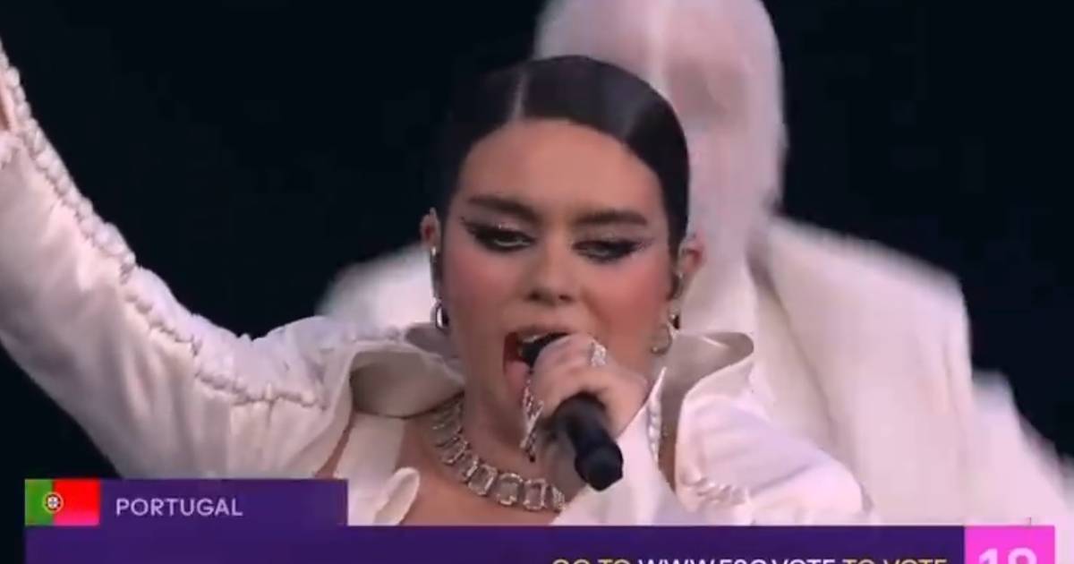 A mensagem de Iolanda no palco do Festival da Eurovisão: “A paz vai prevalecer”