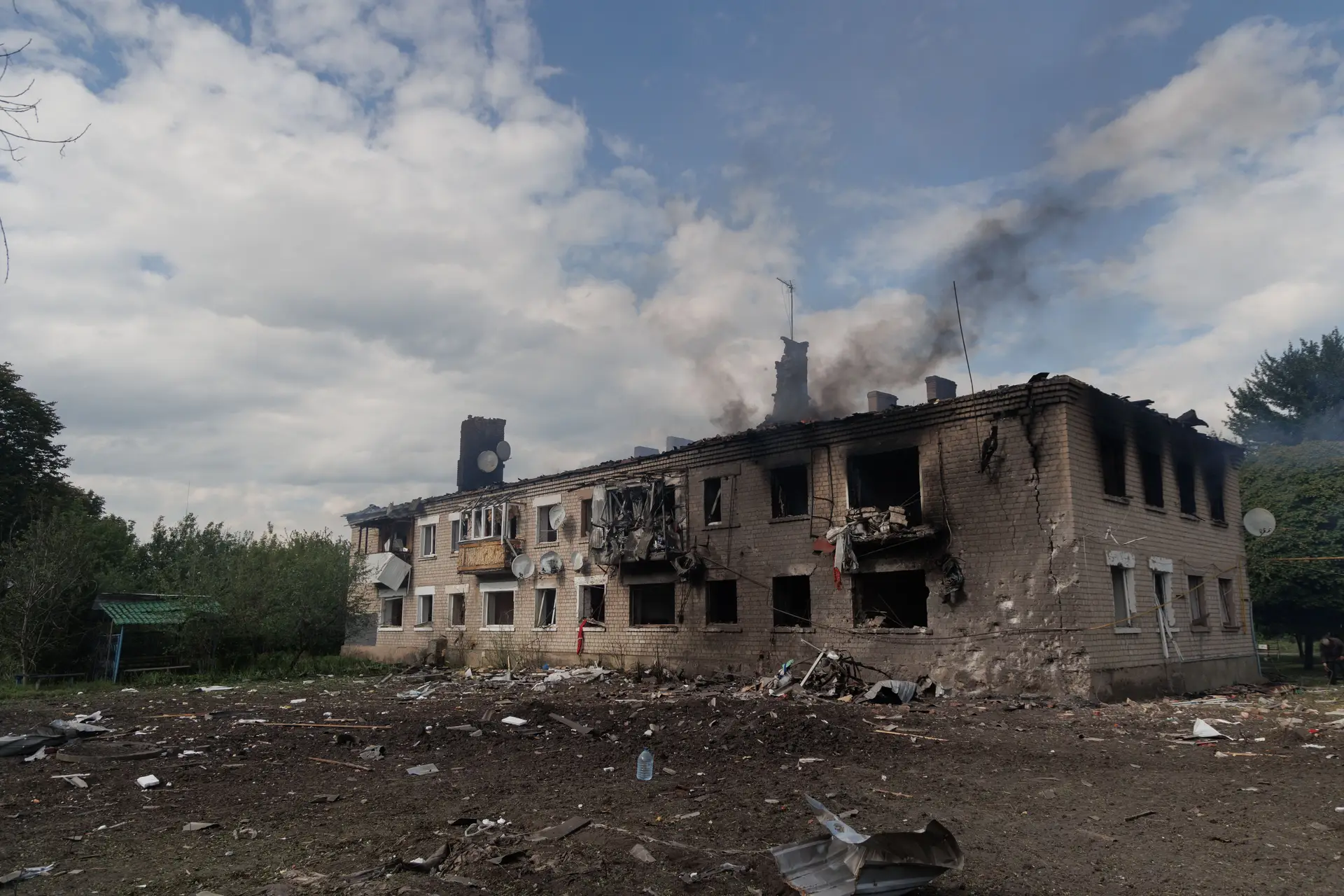 Ataque russo em Kharkiv