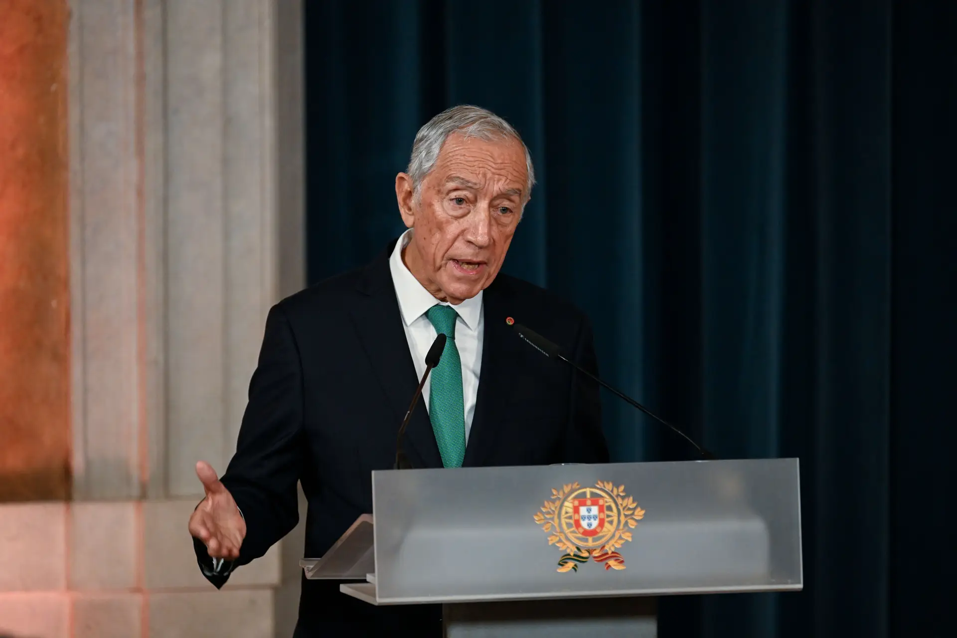 Marcelo diz que ainda “não é o momento adequado” para Portugal reconhecer Palestina como Estado