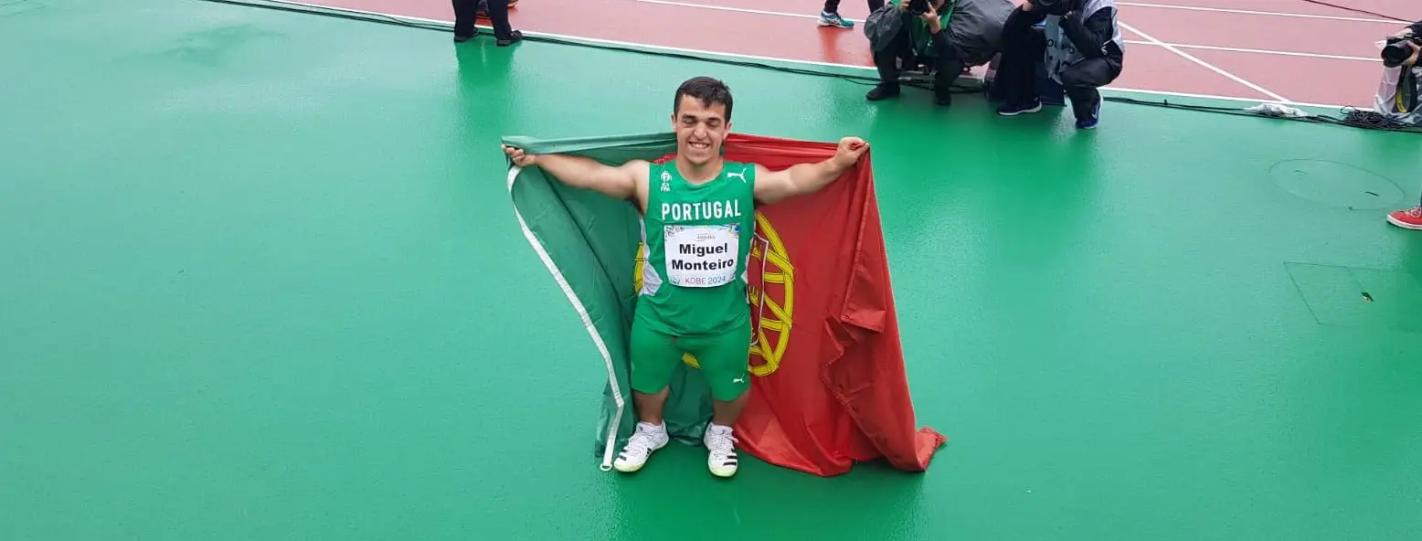 Miguel Monteiro após a prova em Kobe, no Japão.