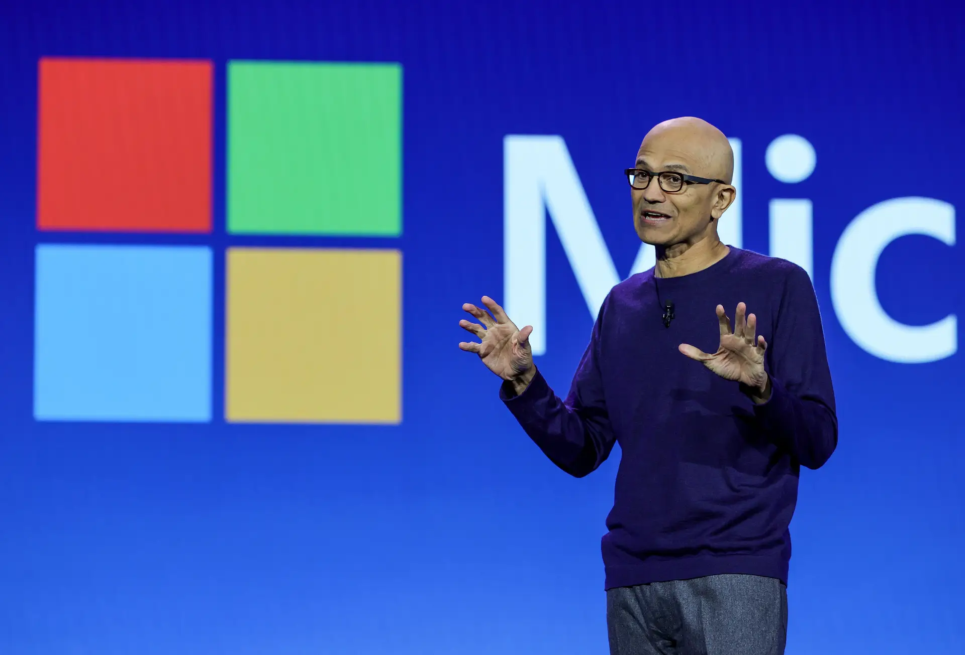 Satya Nadella, presidente executivo da Microsoft.