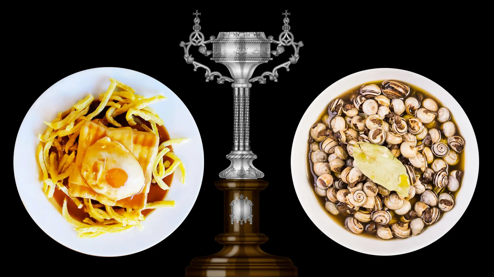 Porto vs Sporting: entre a "Francesinha" e os "Caracóis", quem vai ganhar a Taça de Portugal dos petiscos?