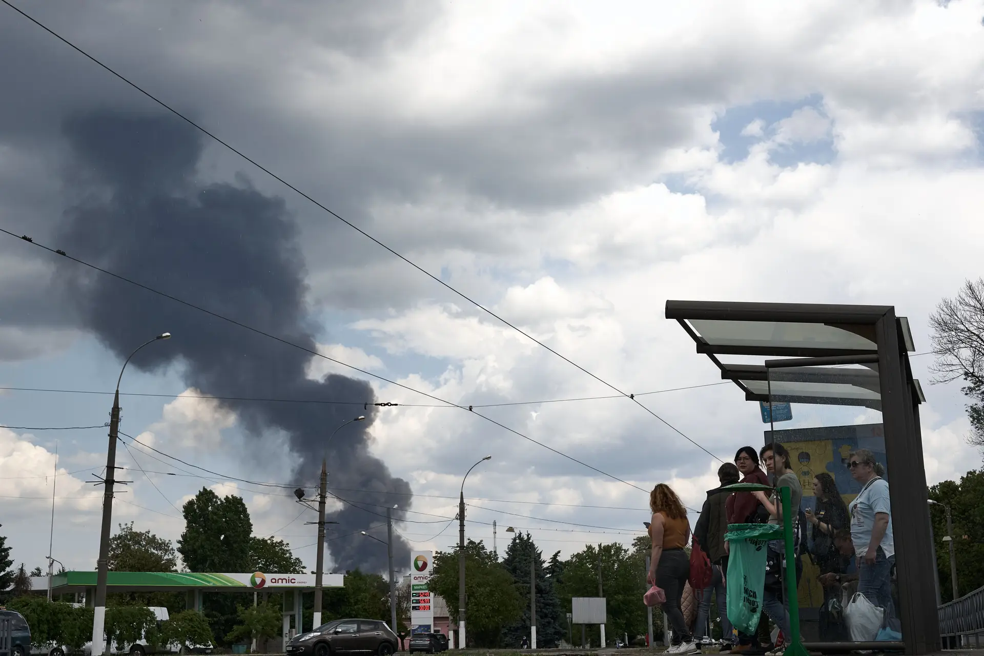 Bombardeamentos na região de Kharkiv