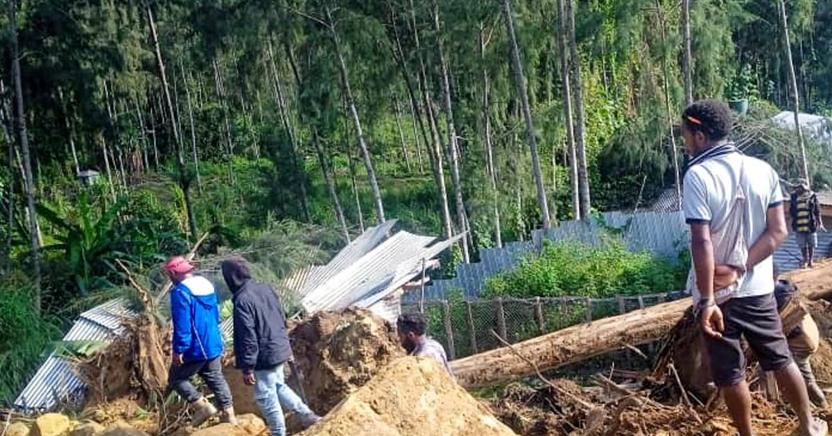 Mais de 300 pessoas desaparecidas após deslizamento de terra na Papua Nova Guiné