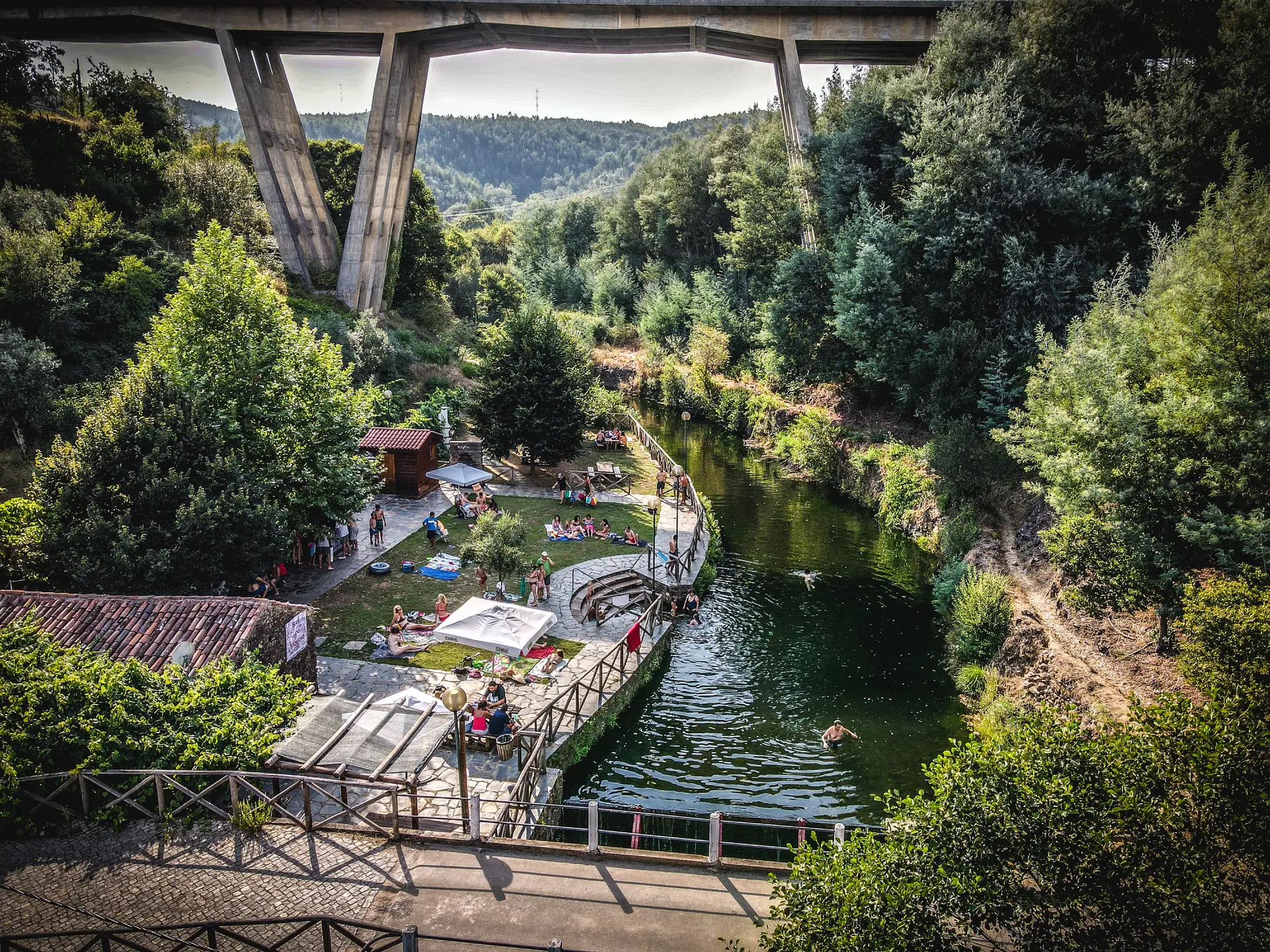 Praia fluvial de Mega Fundeira