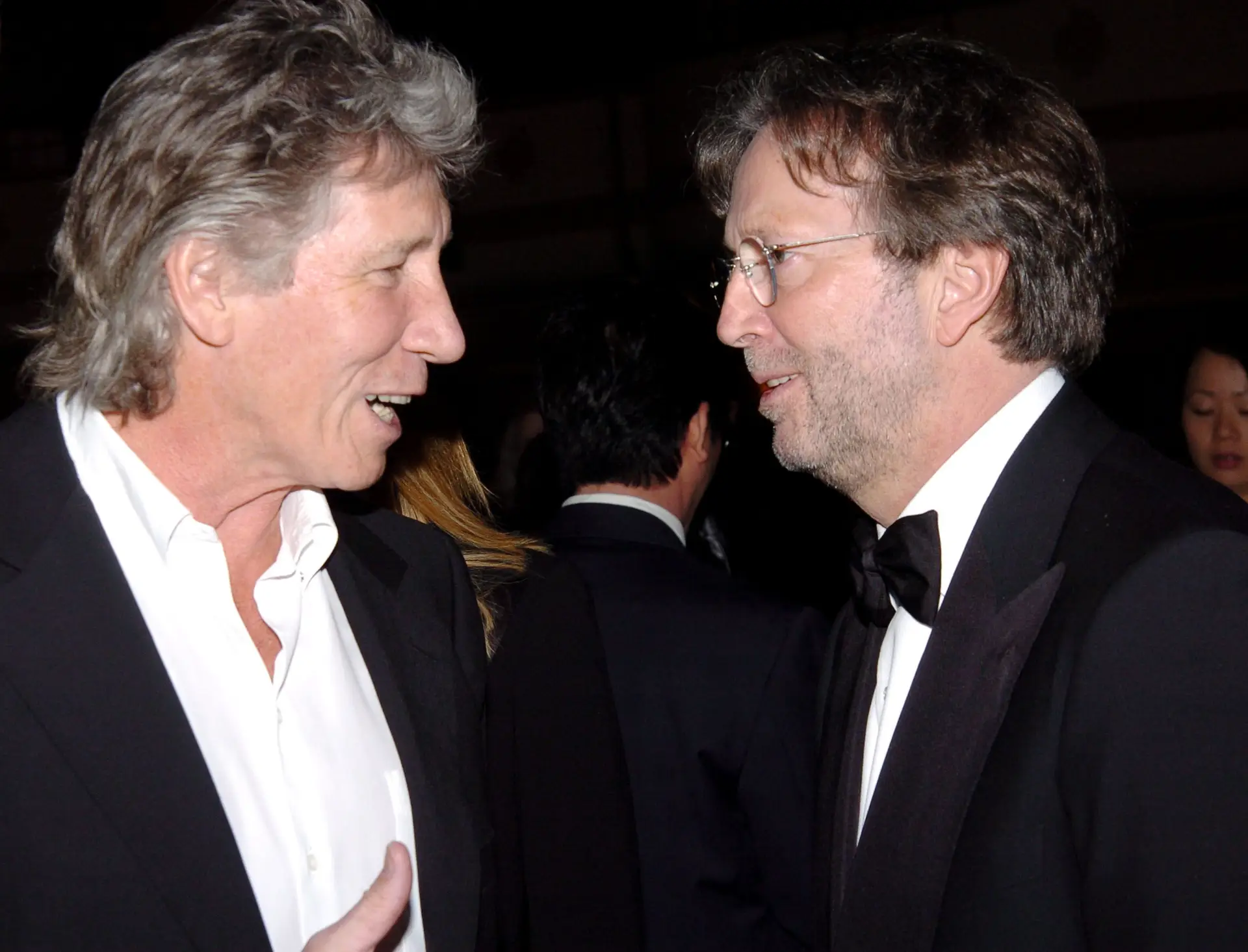Roger Waters e Eric Clapton em 2005