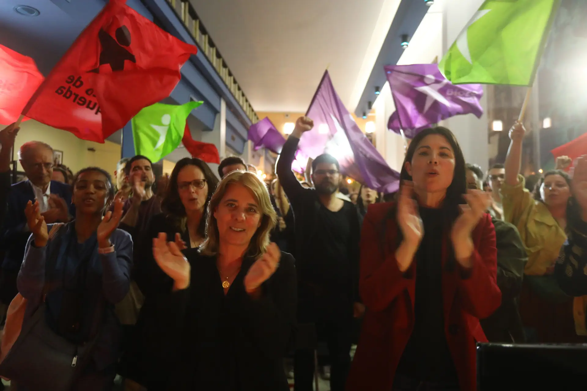 Na vitória possível, Bloco celebrou a ida de Catarina Martins para Bruxelas