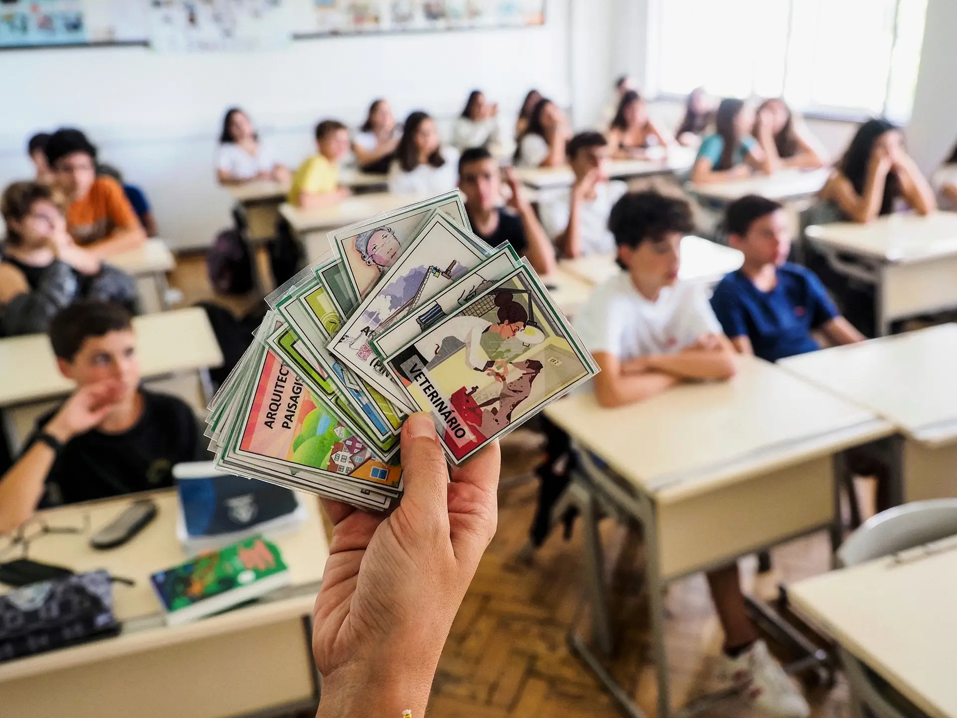 No Colégio Valsassina (Lisboa), a sensibilização para a importância de os alunos passarem por sessões de orientação vocacional é feita no 8º ano