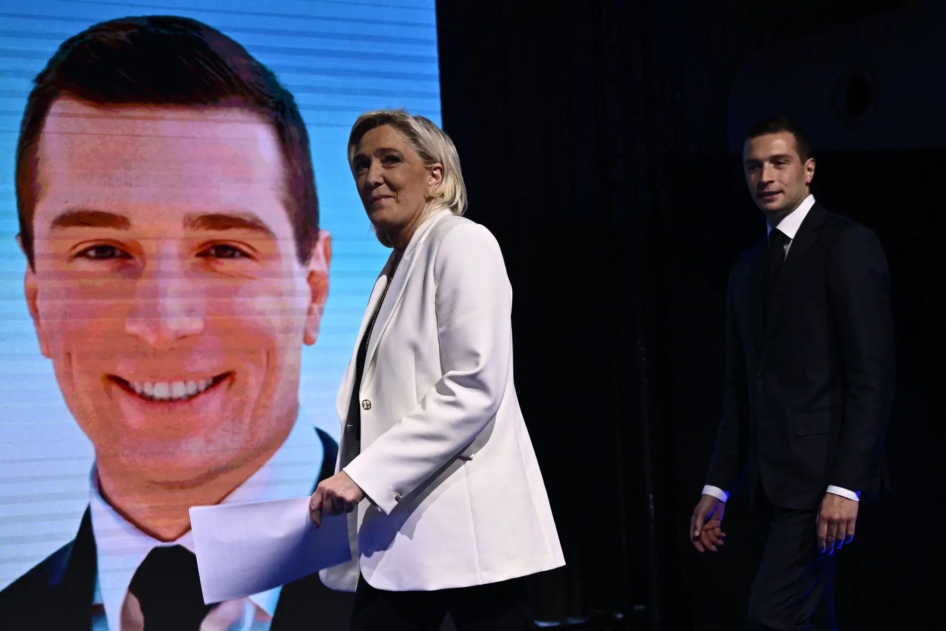 Marine Le Pen e Jordan Bardella