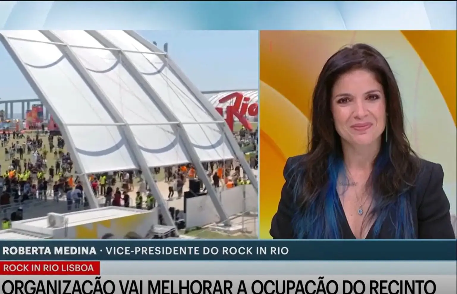 Roberta Medina: „Für mich wird die Rockmusik in Rio im Parque Tejo weitergehen.“