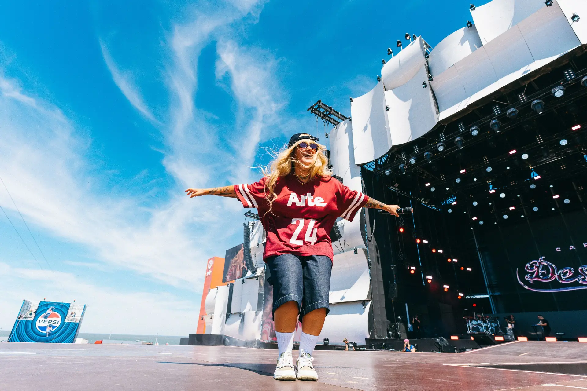 Carolina Deslandes no Rock in Rio Lisboa, 22 de junho de 2024